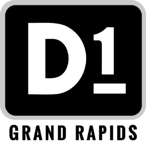 D1 logo black