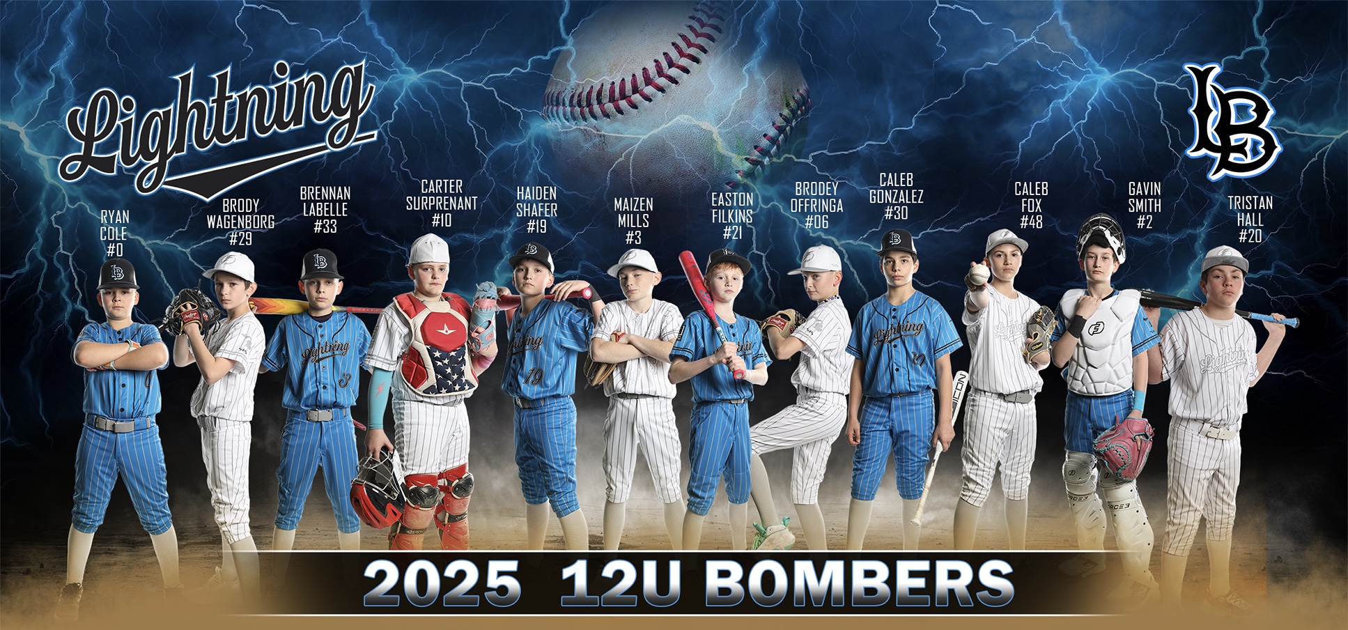 12u Bombers Filkins Team Photo 12u Bombers Filkins Team Photo